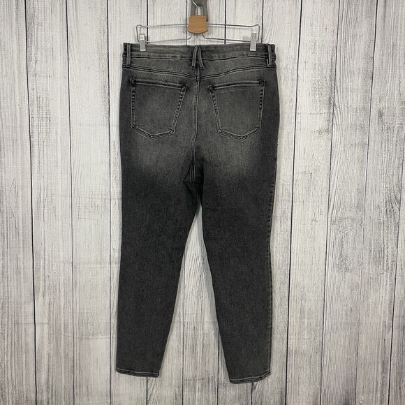 Good American Women's Size 18 Black Good Legs Skinny Ankle Stretch Denim Jeans - Picture 9 of 9